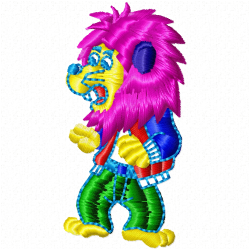 Lion Embroidery Design 1